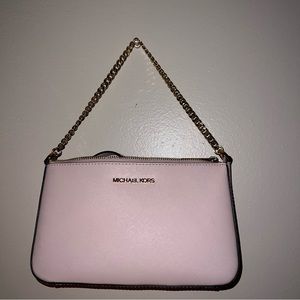 Pink Michael kors cross body